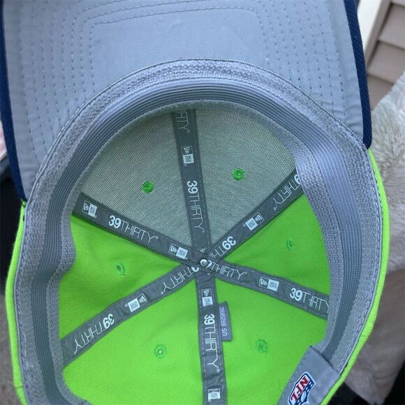 New Era Seattle Seahawks 39THIRTY Stretch Fit Hat Multicolor Men's S/M - Picture 6 of 7